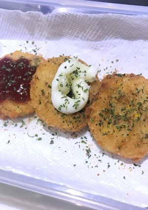 👩🏻🍳氣炸-玉米可樂餅 的食譜成品照片