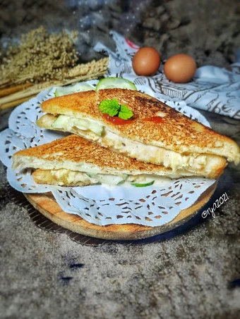 Cara Mudah Membikin Resep Sandwich Mayo Saus Wijen yang Bisa Manjain Lidah Anti Ribet, Menggugah Selera