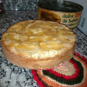 Torta de manzana "falsa" invertida MUY FÁCIL