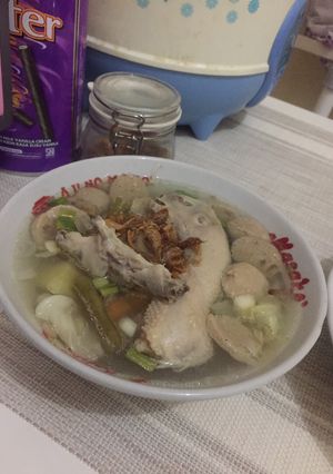 Foto resep Sop Ceker & Kepala Ayam Slow Cooker