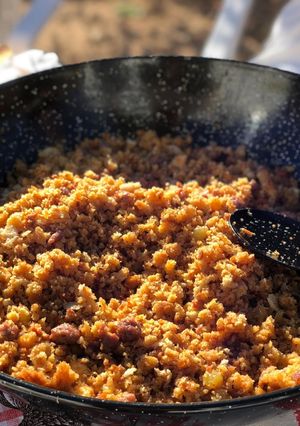 A picture of José's Aragonese Migas.