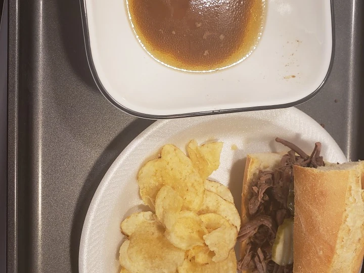 Simple Way Make Recipe Easy Peasy French Dip Sandwiches in the Crockpot that is Perfect, Delicious}