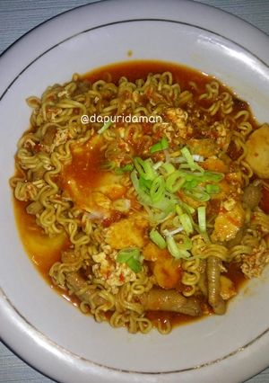 Foto resep Mie Kuah Pedas
