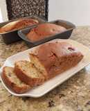 Torta de cambur y manzana