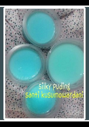 Foto resep Silky Puding with Pop Ice