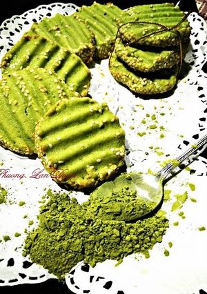 Hình của món Cookies Trà Xanh.