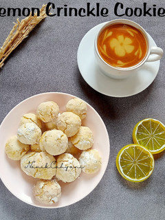 Foto resep Lemon Crinckle Cookies