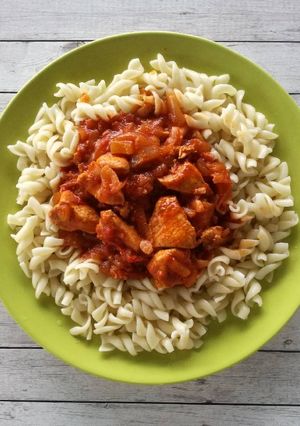 Lecsós csirkemell recept fotója