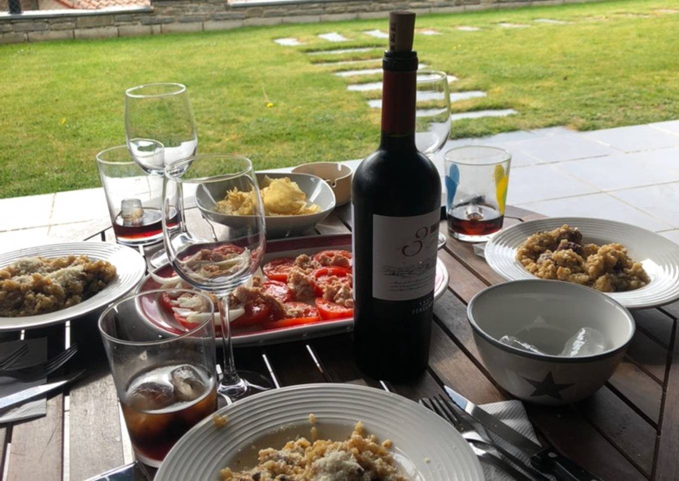 Risotto patrullero: Como aprovechar unas albóndigas de Ikea