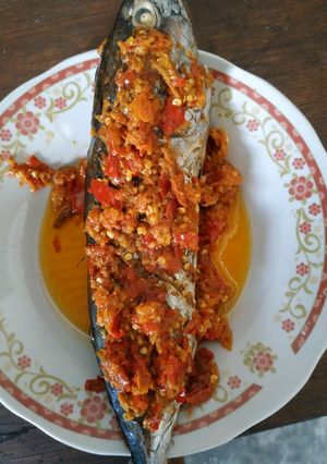 Foto resep Ikan cakalang bakar rica