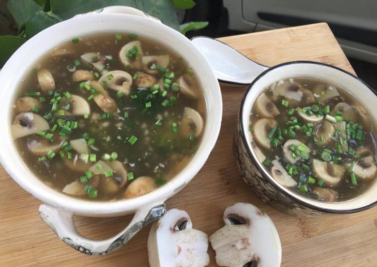 Simple Way to Make Ultimate Broccoli Mushrooms Soup