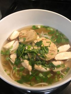 Hình của món Nước Phở chay- Công thức Mya Kitchen.