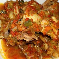 Chicken pepper soup A picture of Chicken pepper soup.