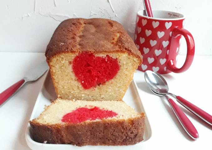 Recette Savoureux ☆Cake Coeur☆