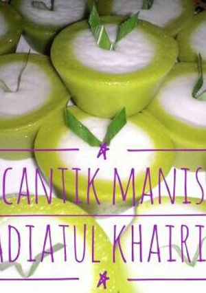 Foto resep Kue cantik manis pandan,nona cantik,talam pandan