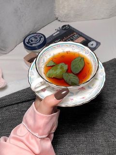 صورة لوصفة شاي احمرر 💖
