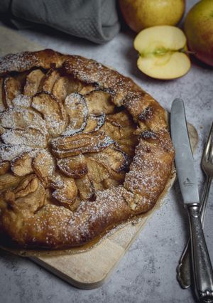 Almás Galette recept fotója