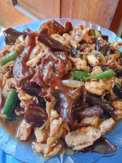 Foto resep Chicken Mushroom Teriyaki served with Vegetable Salad
