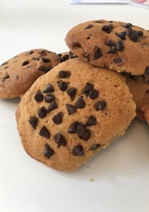 Une photo de Cookies aux pépites de chocolat