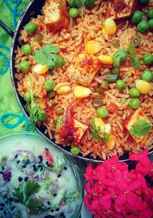 A picture of Mumbai tawa pulao.
