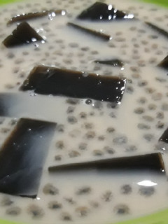 Foto resep Es cincau selasih