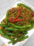Tumis Buncis Daging Cincang