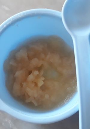 Foto resep Pure apel fuji Mpasi 5 bulan ++