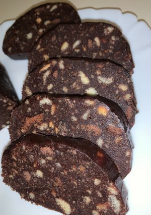 Foto di Salame al cioccolato senza uova