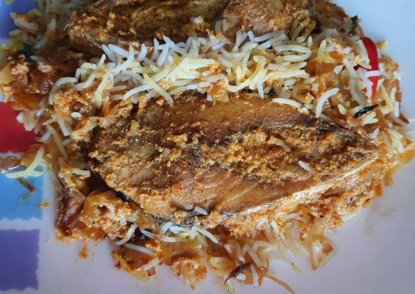 Hilsa Biryani or Ilish Biryani