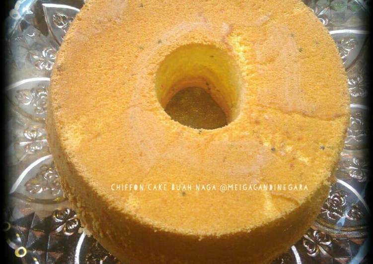 Chiffon Cake Buah Naga