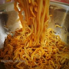 A picture of Aloo bhujia Maggie masala.