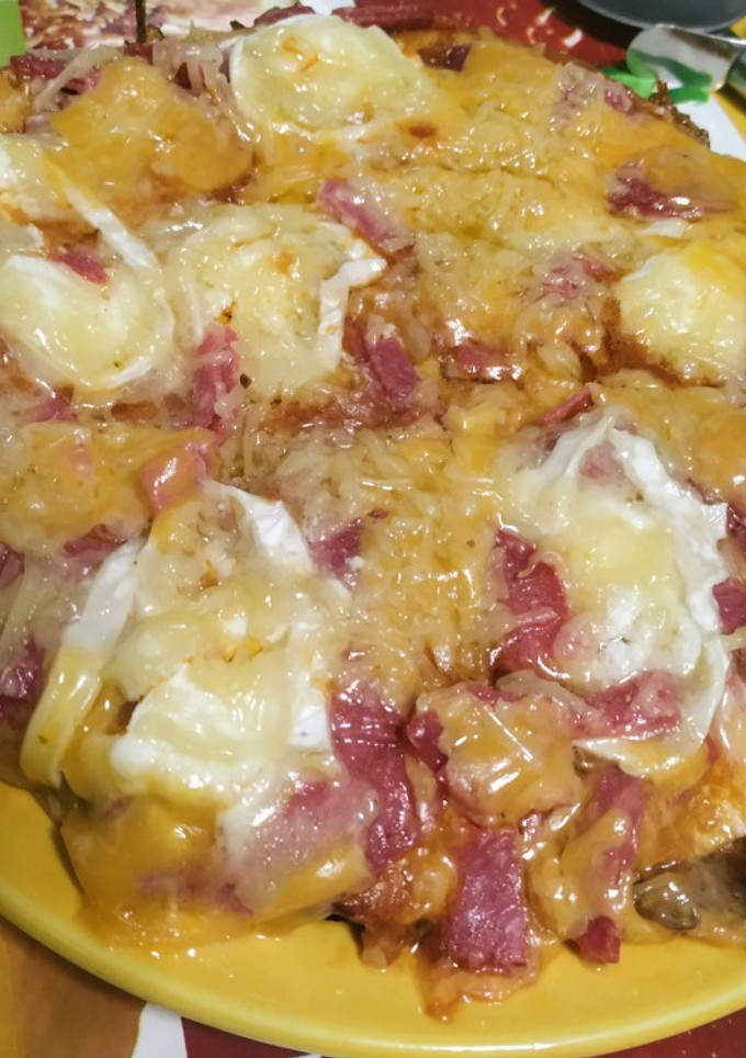Una foto de Pan pizza pizza