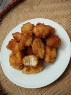 Hình của món Ức gà chiên xù.