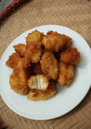 Hình của món Ức gà chiên xù.
