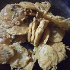A picture of Potato Bhajiya (Maru) #endofyearchallenge#.