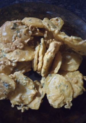 A picture of Potato Bhajiya (Maru) #endofyearchallenge#.