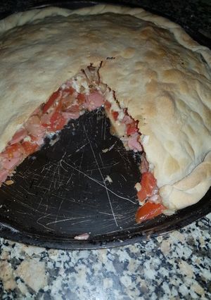 Una foto de Tarta de salchichas! Riquísima y súper fácil🤩👌