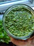 My Spring Greens & Chilli Chutney