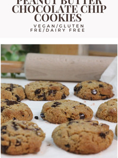 A picture of Peanut butter chocolate chip cookies.