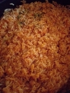 Una foto de Arroz rojo como el de mi tía Muchi