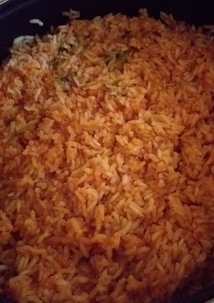 Una foto de Arroz rojo como el de mi tía Muchi