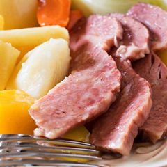 A picture of Irish Boiled Ham Dinner.