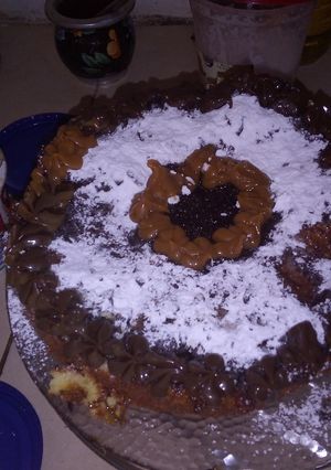 Una foto de Torta de 🍊 y 🍫