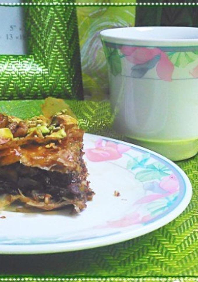 Una foto de Baklava