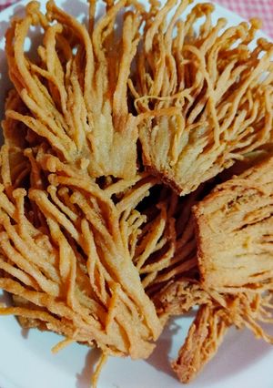 Foto resep Jamur enoki krispi