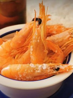 Una foto de Tapa de Gambas saladas de Huelva