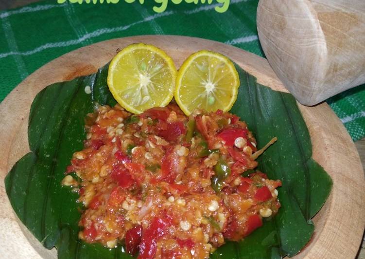 Anti Ribet, Membuat *sambel goang* Bunda Pasti Bisa