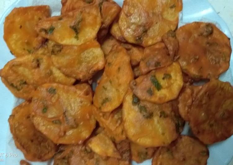 Steps to Prepare Favorite Maru bhajia#4weeks challenge#