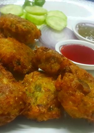 A picture of Crispy Cabbage Fritters.