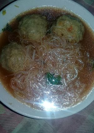 Foto resep Bakso tempe mercon